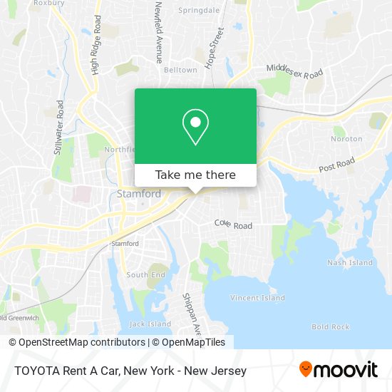 TOYOTA Rent A Car map