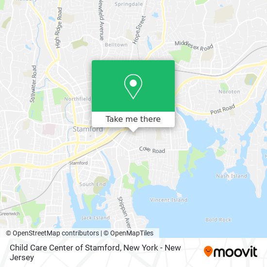 Mapa de Child Care Center of Stamford