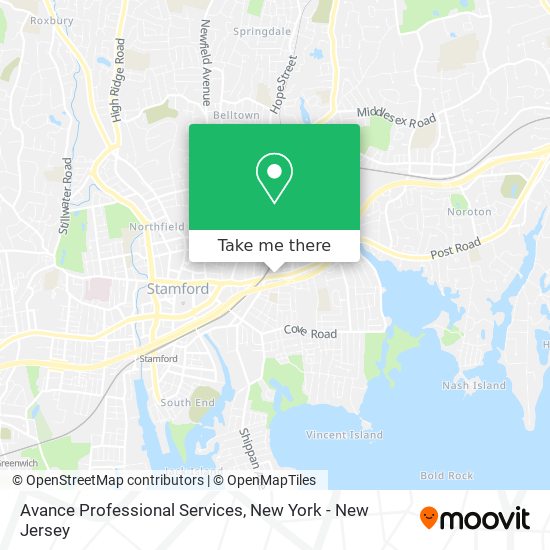 Avance Professional Services map