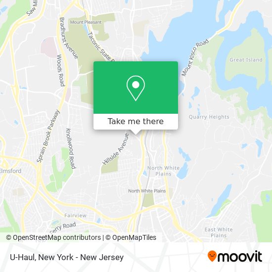 U-Haul map