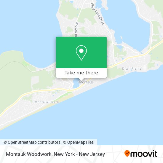 Montauk Woodwork map