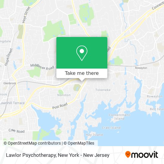 Lawlor Psychotherapy map