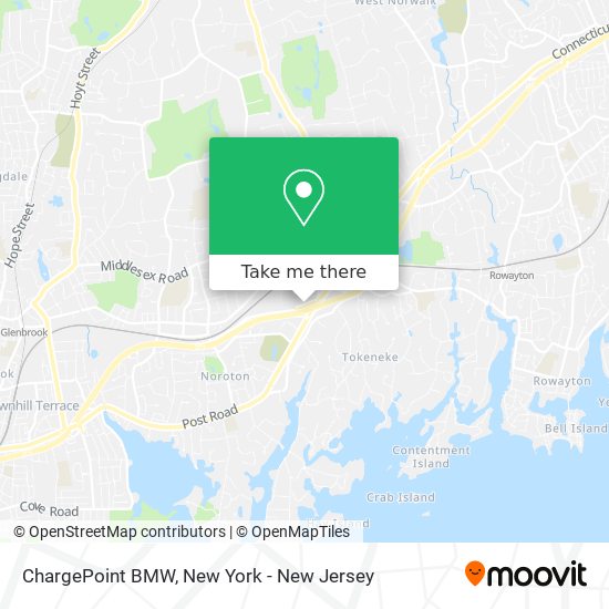 Mapa de ChargePoint BMW