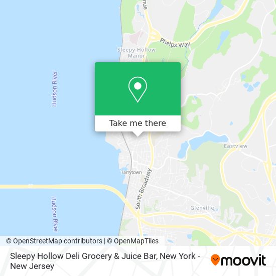 Mapa de Sleepy Hollow Deli Grocery & Juice Bar