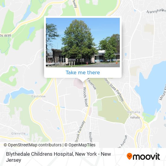 Blythedale Childrens Hospital map