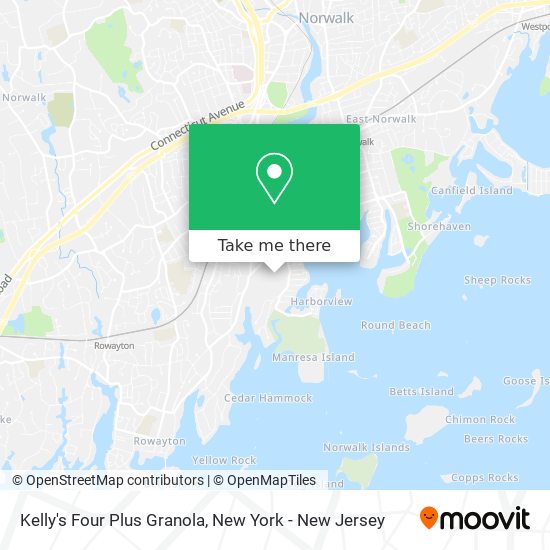 Kelly's Four Plus Granola map