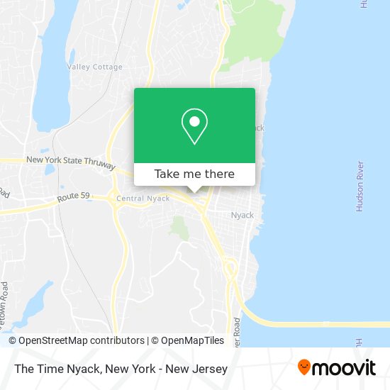 The Time Nyack map