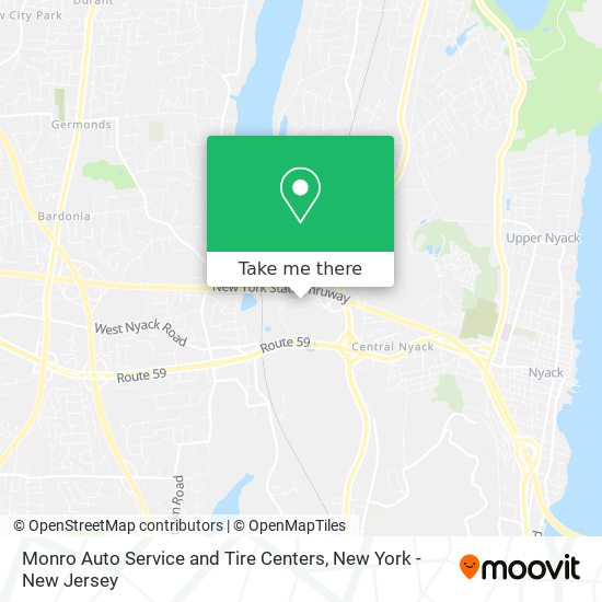 Mapa de Monro Auto Service and Tire Centers