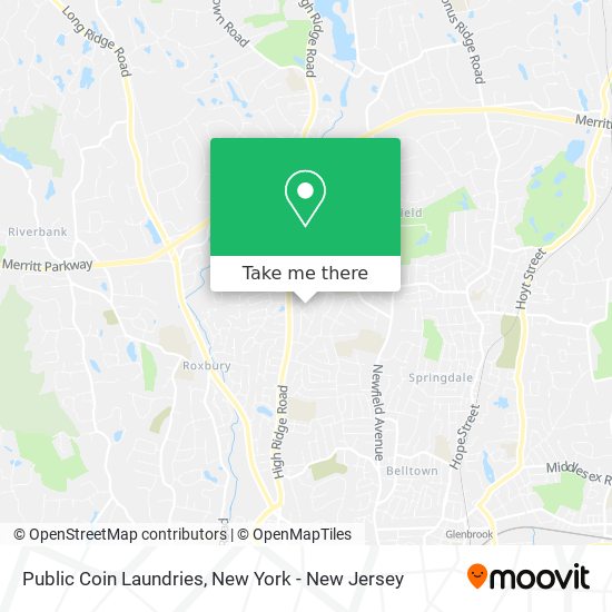 Public Coin Laundries map