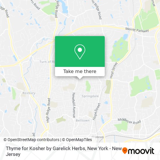 Thyme for Kosher by Garelick Herbs map