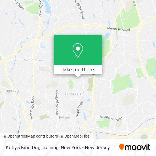 Koby's Kind Dog Training map