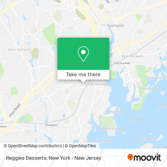 Reggies Desserts map