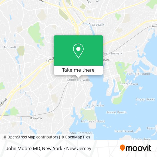 John Moore MD map