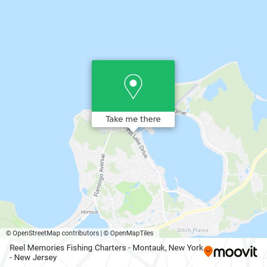 Reel Memories Fishing Charters - Montauk map