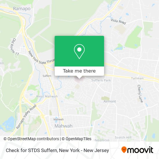 Check for STDS Suffern map