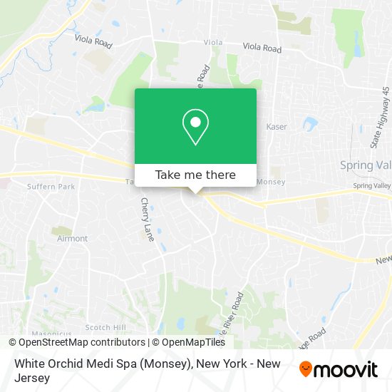 White Orchid Medi Spa (Monsey) map
