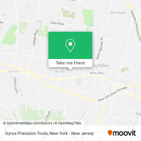 Mapa de Gyros Precision Tools