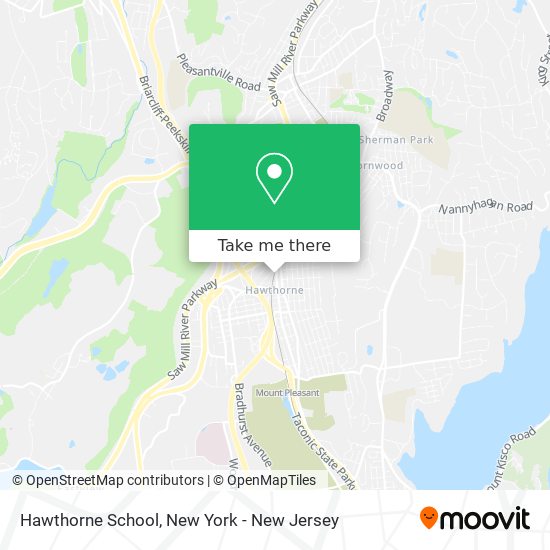 Hawthorne School map