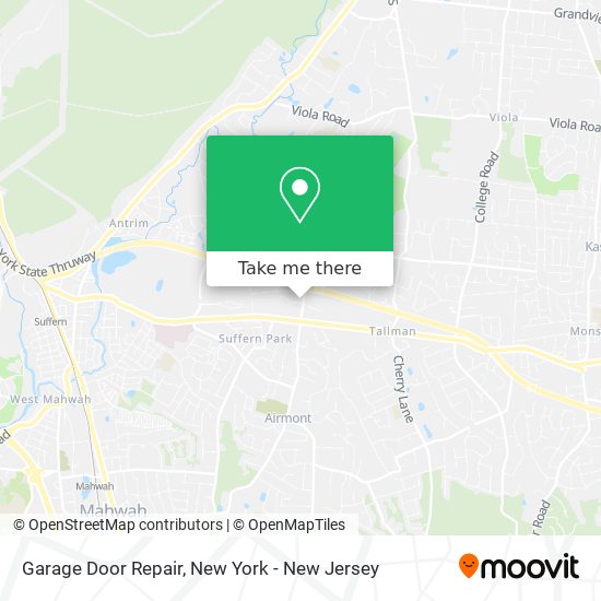 Mapa de Garage Door Repair