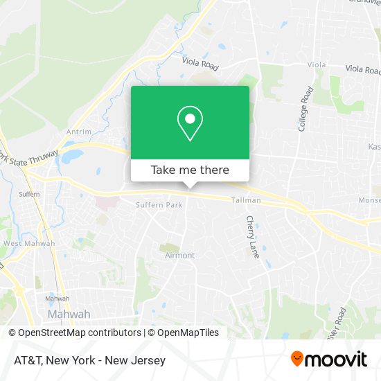 AT&T map