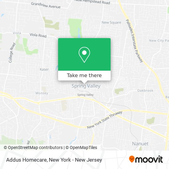 Addus Homecare map