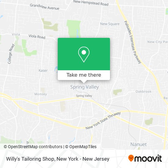 Willy's Tailoring Shop map