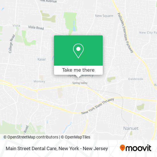 Main Street Dental Care map
