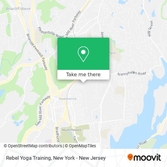 Rebel Yoga Training map