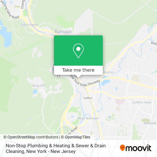 Mapa de Non-Stop Plumbing & Heating & Sewer & Drain Cleaning