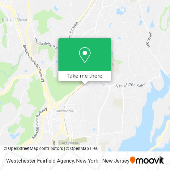 Westchester Fairfield Agency map