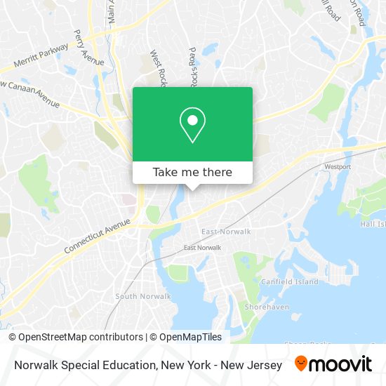 Norwalk Special Education map