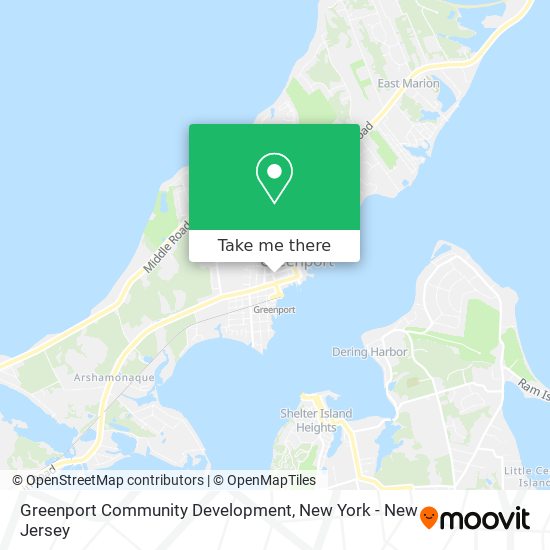 Greenport Community Development map