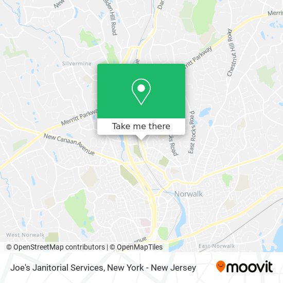 Joe's Janitorial Services map