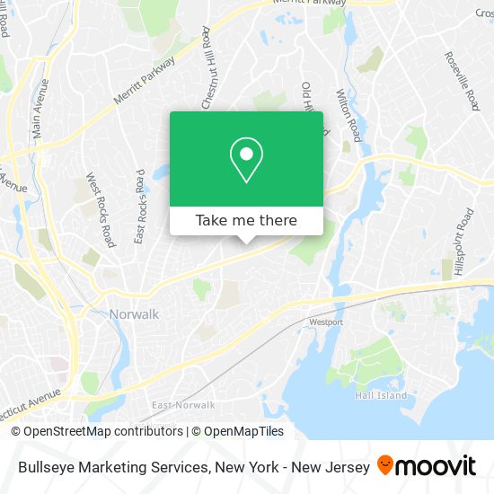 Mapa de Bullseye Marketing Services