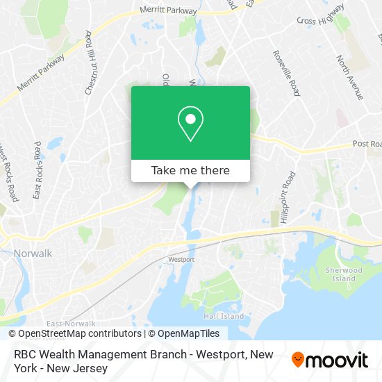 RBC Wealth Management Branch - Westport map