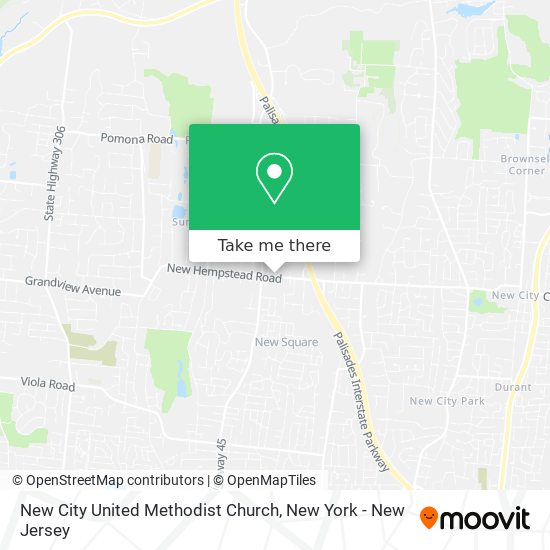 New City United Methodist Church map