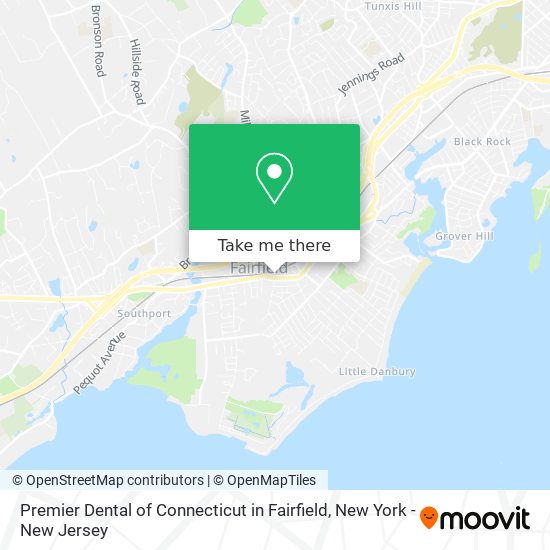 Mapa de Premier Dental of Connecticut in Fairfield