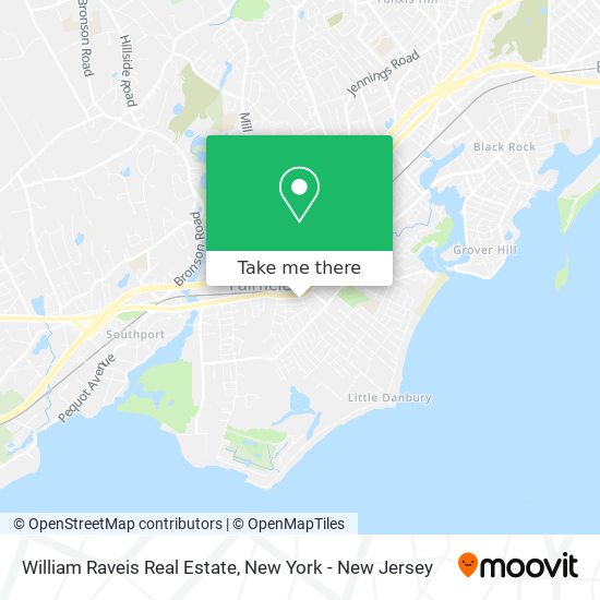 William Raveis Real Estate map