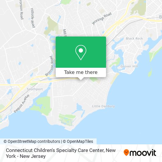 Mapa de Connecticut Children's Specialty Care Center