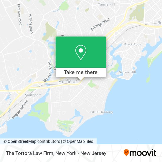 The Tortora Law Firm map