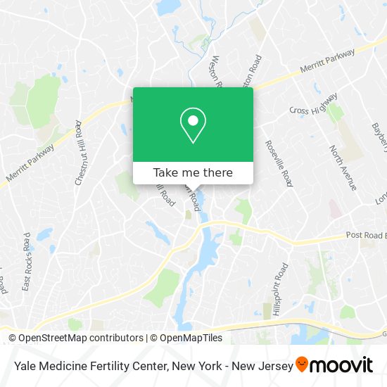 Yale Medicine Fertility Center map