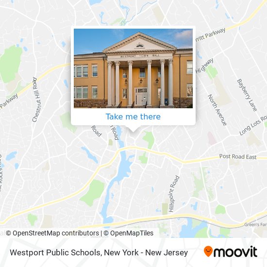 Westport Public Schools map