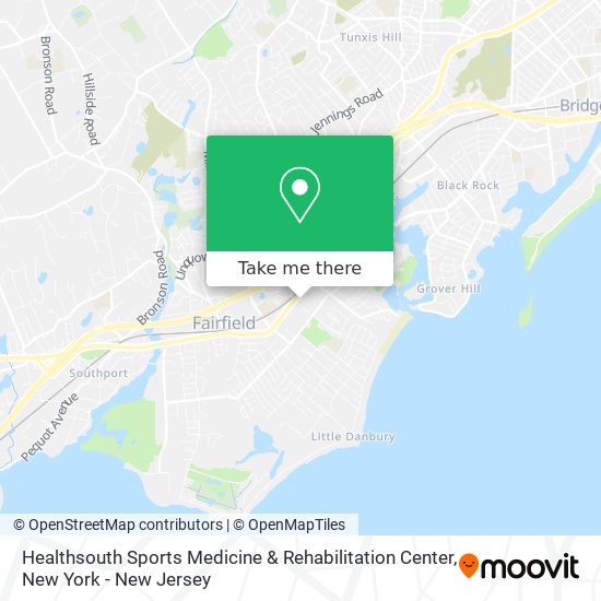 Mapa de Healthsouth Sports Medicine & Rehabilitation Center