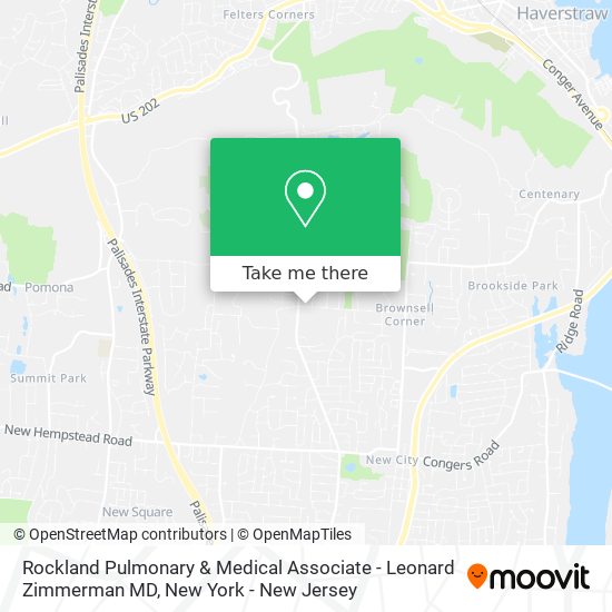 Mapa de Rockland Pulmonary & Medical Associate - Leonard Zimmerman MD