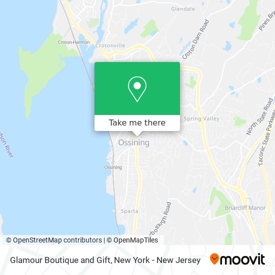 Glamour Boutique and Gift map
