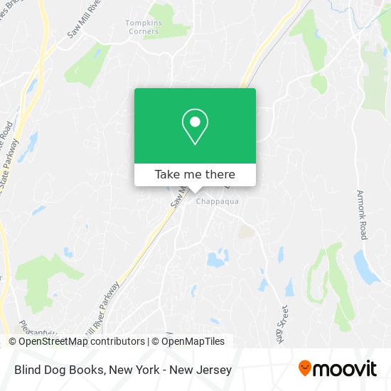 Mapa de Blind Dog Books