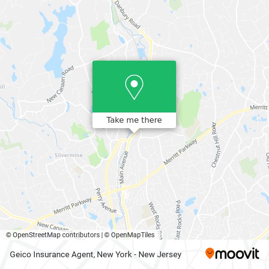 Geico Insurance Agent map