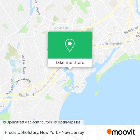 Fred's Upholstery map