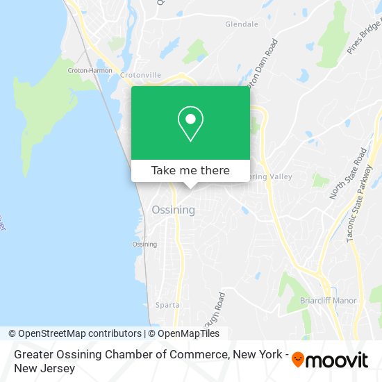 Greater Ossining Chamber of Commerce map