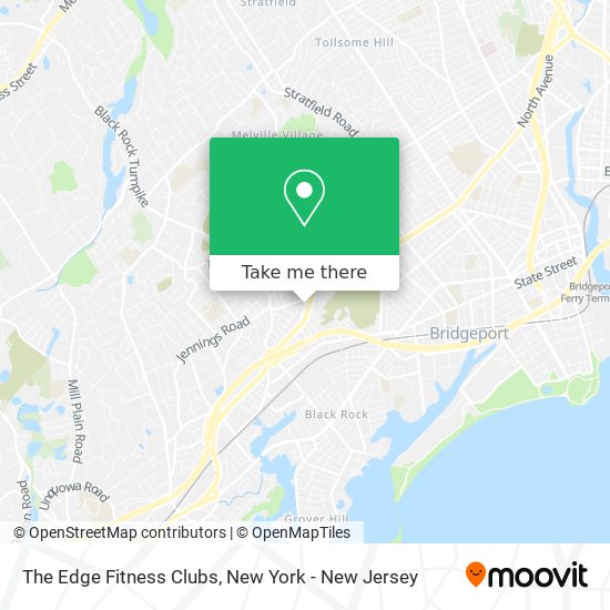 Mapa de The Edge Fitness Clubs